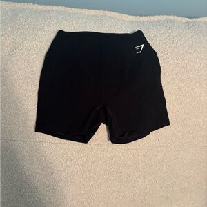 Black GymShark Shorts (cotton blend) size small